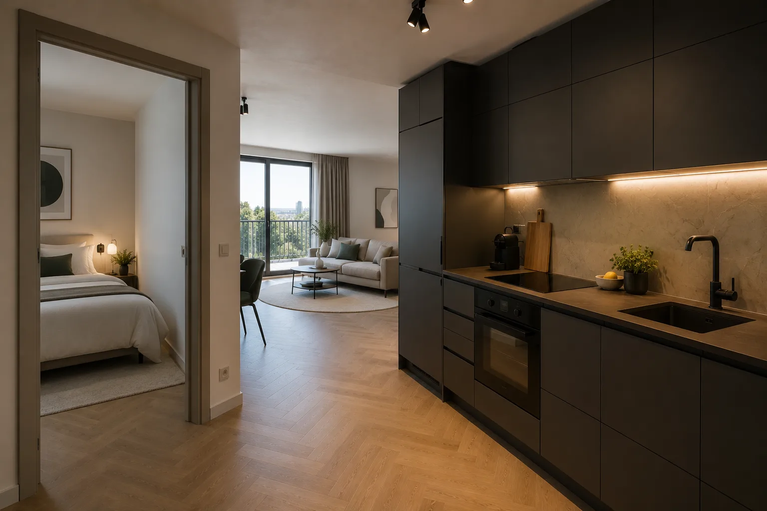 2-Schlafzimmer Apartment