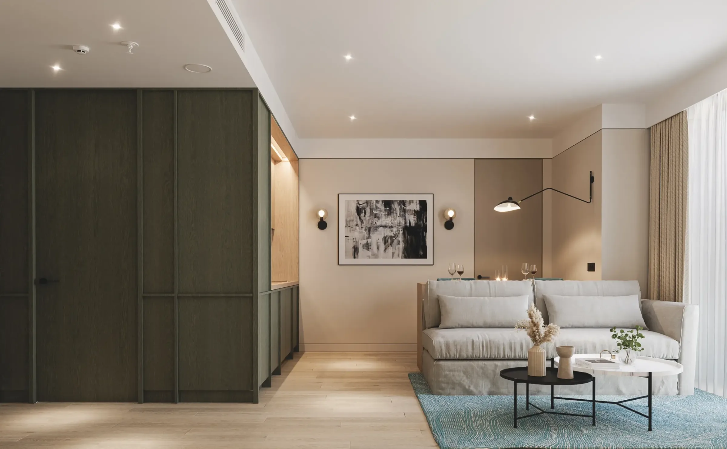 1-Schlafzimmer Apartment