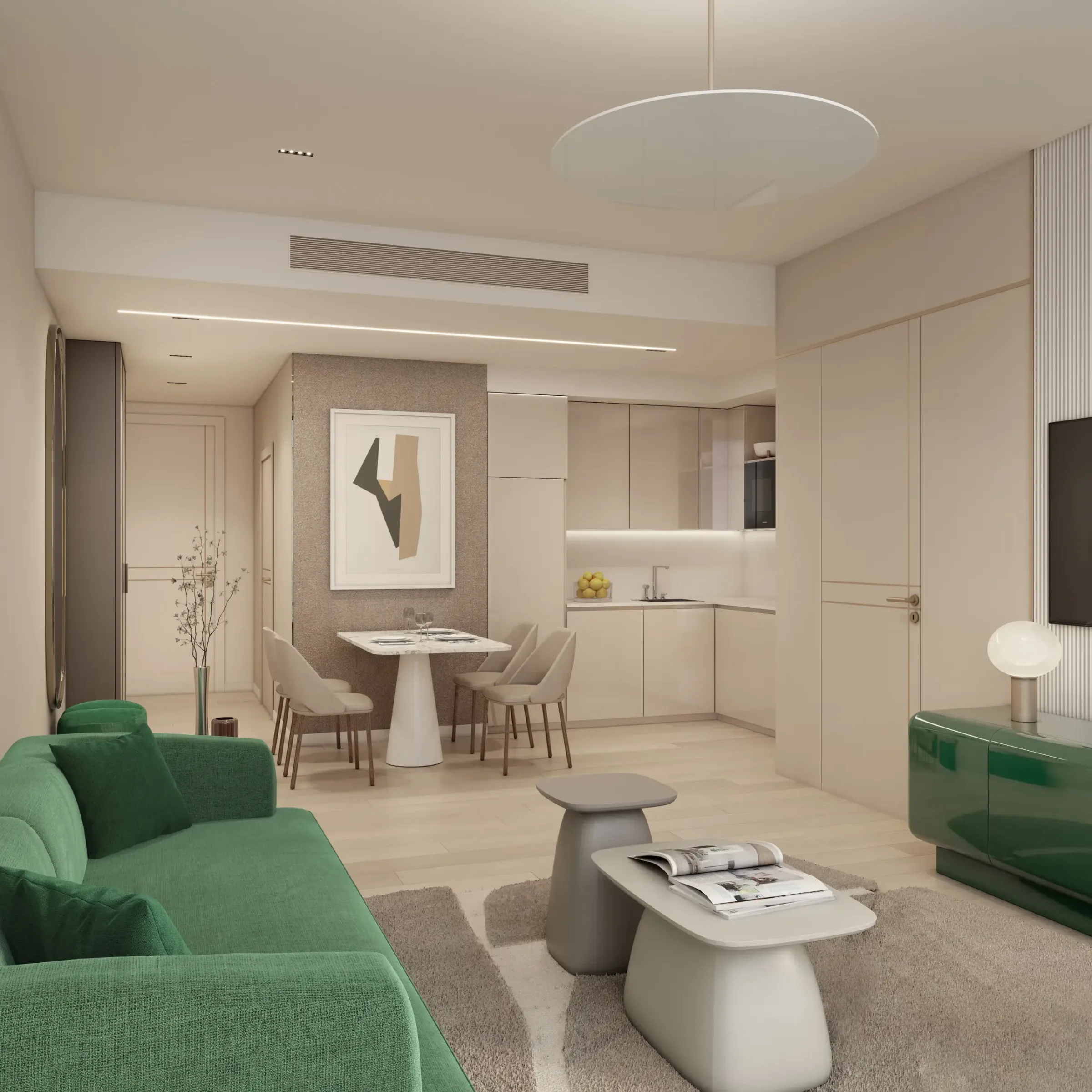 2-Schlafzimmer Apartment