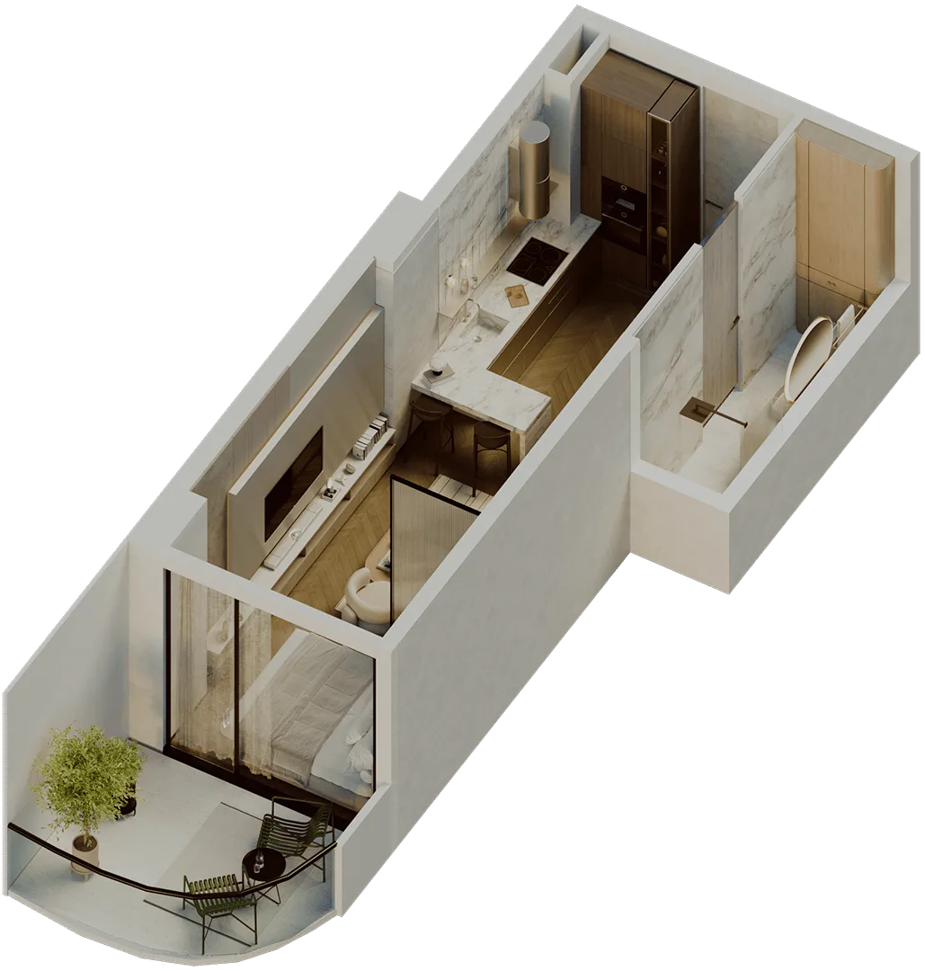 Studio Apartment