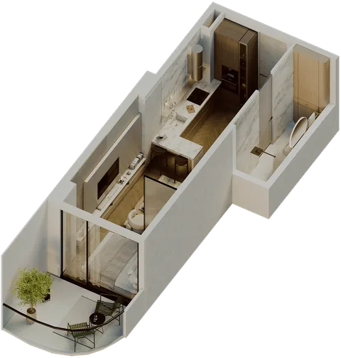 Studio Apartment