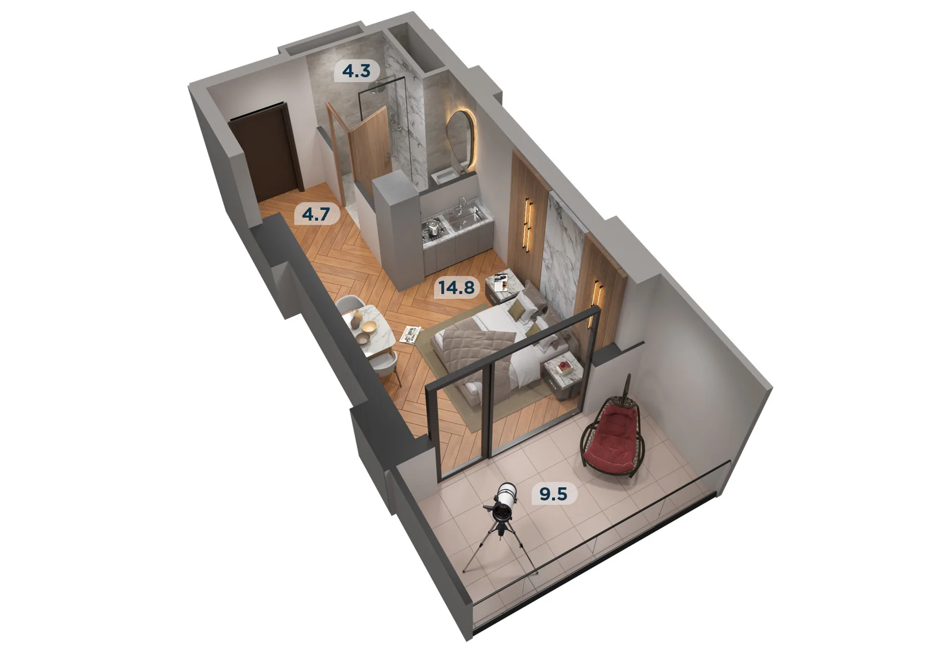 Studio Apartment