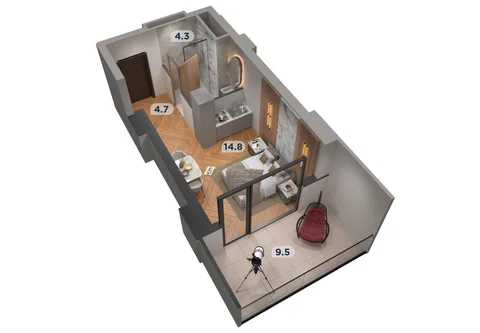 Studio Apartment