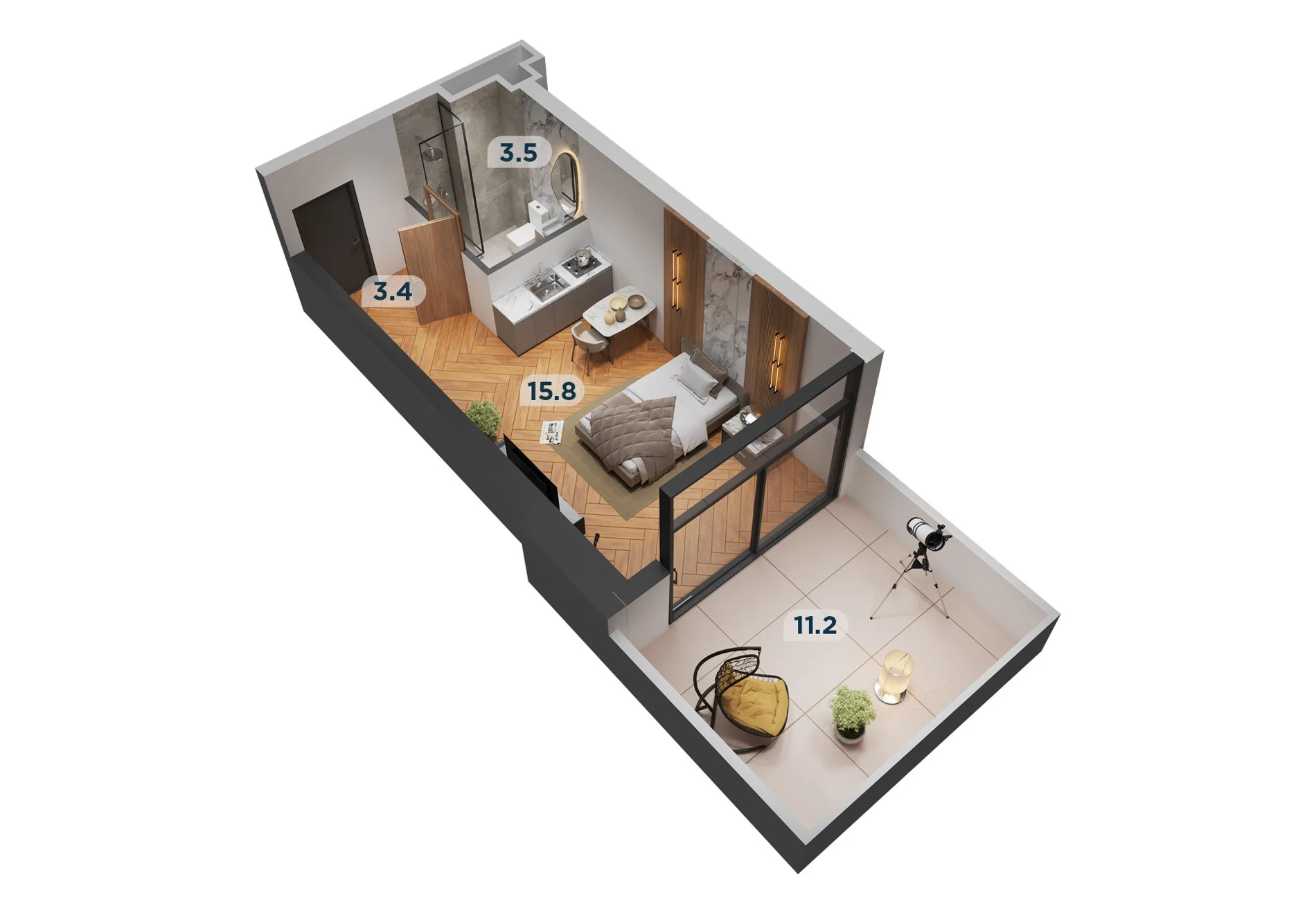 Studio Apartment