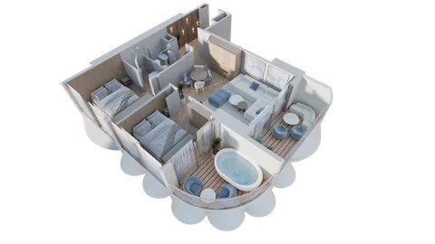 2-Schlafzimmer Apartment